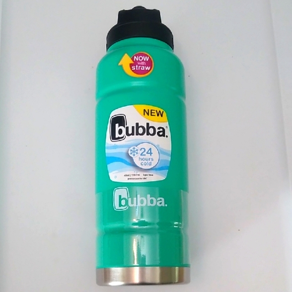 Bubba Trailblazer Insulated Stainless Steel Water Bottle, Teal, 40 Fl Oz, NWoT - Picture 1 of 7